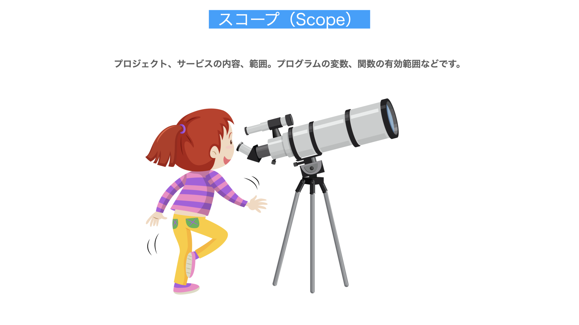 スコープ解説図