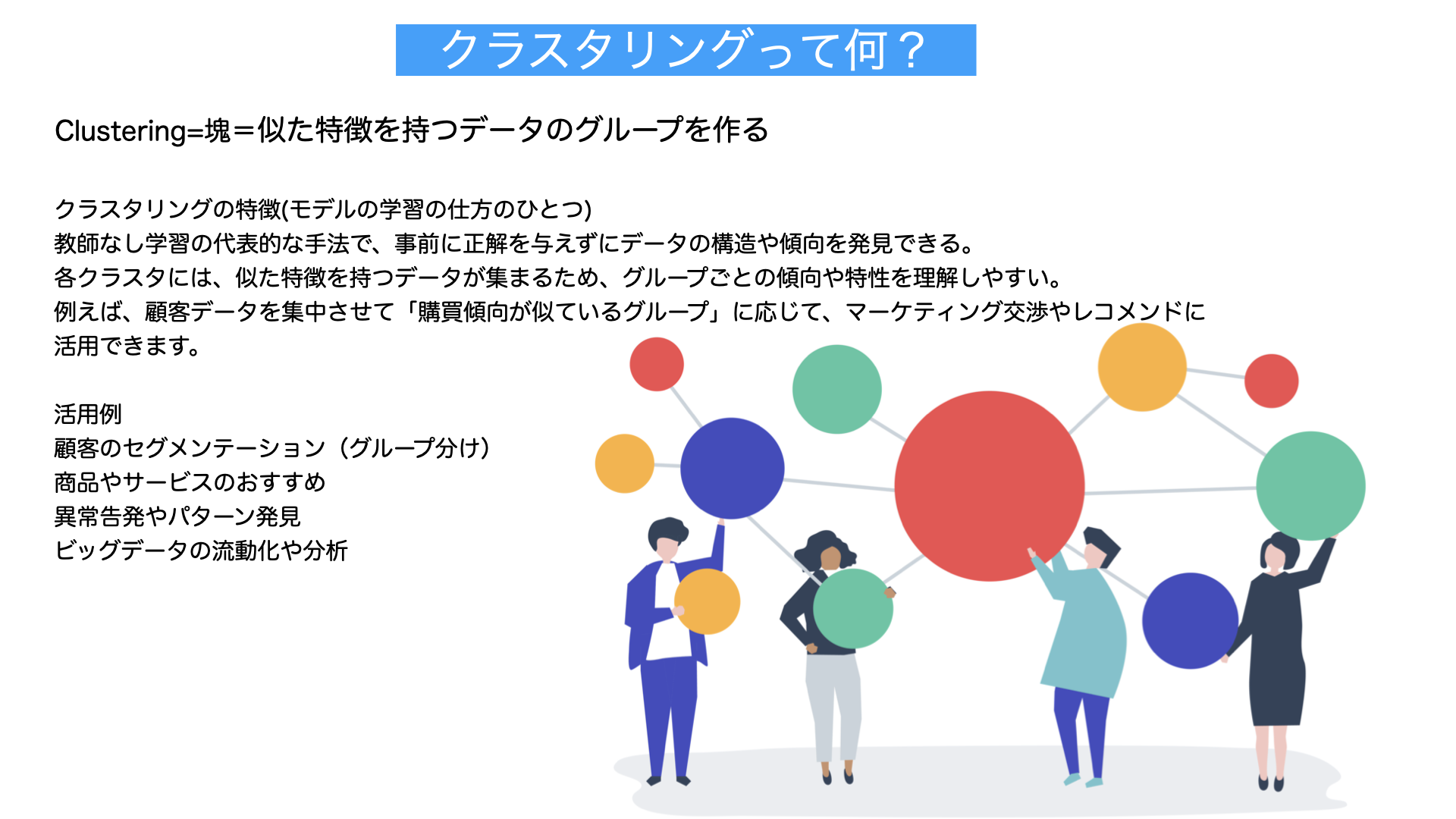 クラスタリング解説図